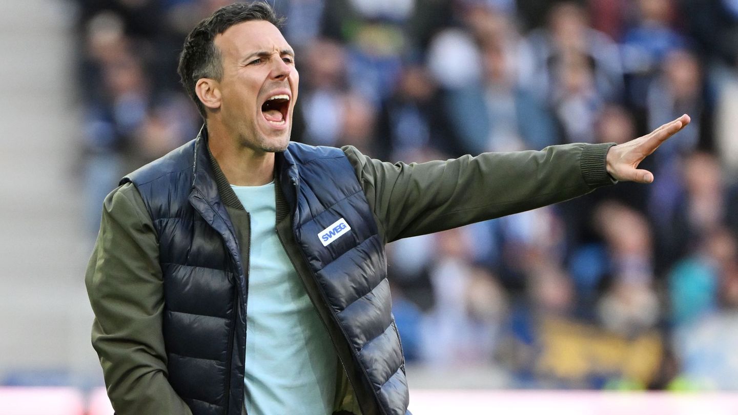 Christian Eichner möchte die Zweitliga-Erfolgsserie des FC Schalke 04 stoppen. Foto: Uli Deck/dpa Christian Eichner möchte die Zweitliga-Erfolgsserie des FC Schalke 04 stoppen. Foto: Uli Deck/dpa