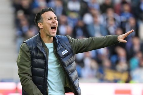 Christian Eichner möchte die Zweitliga-Erfolgsserie des FC Schalke 04 stoppen. Foto: Uli Deck/dpa