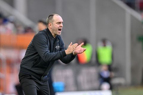 Mit einem Sieg gegen Stuttgart könnte Trainer Ole Werner bei RB Leipzig den RB-Startrekord schaffen. (Archivbild) Foto: Harry La