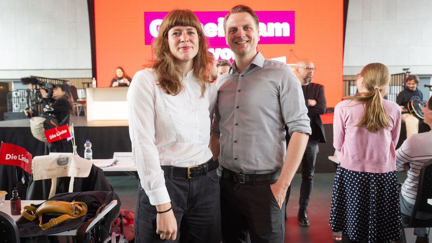 Die beiden Landesvorsitzenden der Linke in Berlin, Kerstin Wolter und Max Schirmer, haben zusammen mit etlichen anderen einen An Die beiden Landesvorsitzenden der Linke in Berlin, Kerstin Wolter und Max Schirmer, haben zusammen mit etlichen anderen einen An