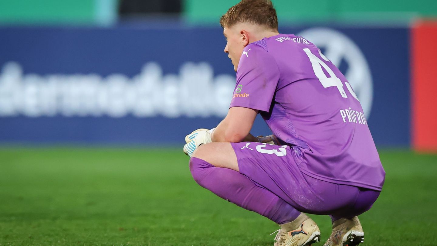 Wird er die Nummer 1? Silas Prüfrock spielte im Pokal. Foto: Daniel Karmann/dpa Wird er die Nummer 1? Silas Prüfrock spielte im Pokal. Foto: Daniel Karmann/dpa