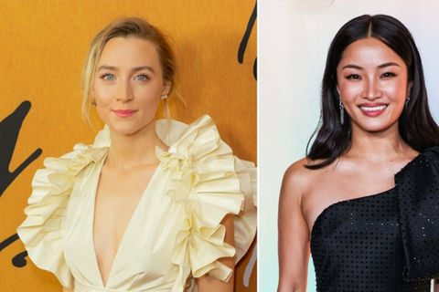 Saoirse Ronan (l.) wird zu Linda McCartney, Anna Sawai schlüpft in die Rolle von Yoko Ono. Saoirse Ronan (l.) wird zu Linda McCartney, Anna Sawai schlüpft in die Rolle von Yoko Ono.