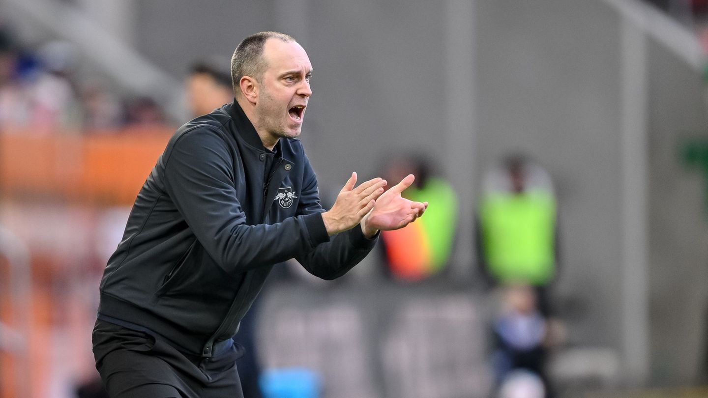 Mit einem Sieg gegen Stuttgart könnte Trainer Ole Werner bei RB Leipzig den RB-Startrekord schaffen. (Archivbild) Foto: Harry La