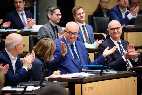 Der Bundesrat wählte Bovenschulte einstimmig zum Vorsitzenden. (Archivfoto) Foto: Bernd von Jutrczenka/dpa