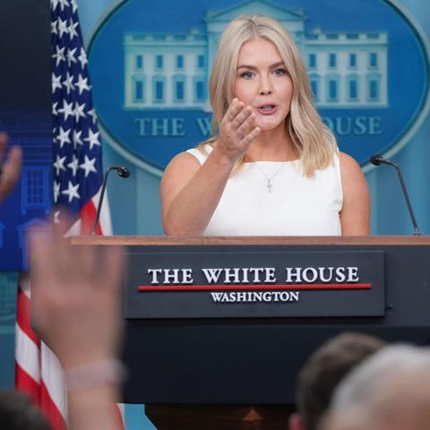 Trumps Pressesprecherin Karoline Leavitt ist für Journalisten nur noch mit Termin erreichbar