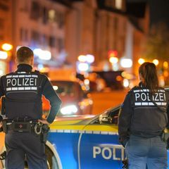 Polizisten in Stuttgart im Einsatz