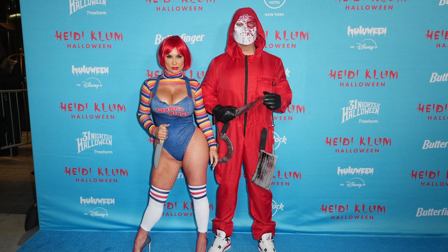 Coco Austin und Ice-T auf Heidi Klums Halloween-Party