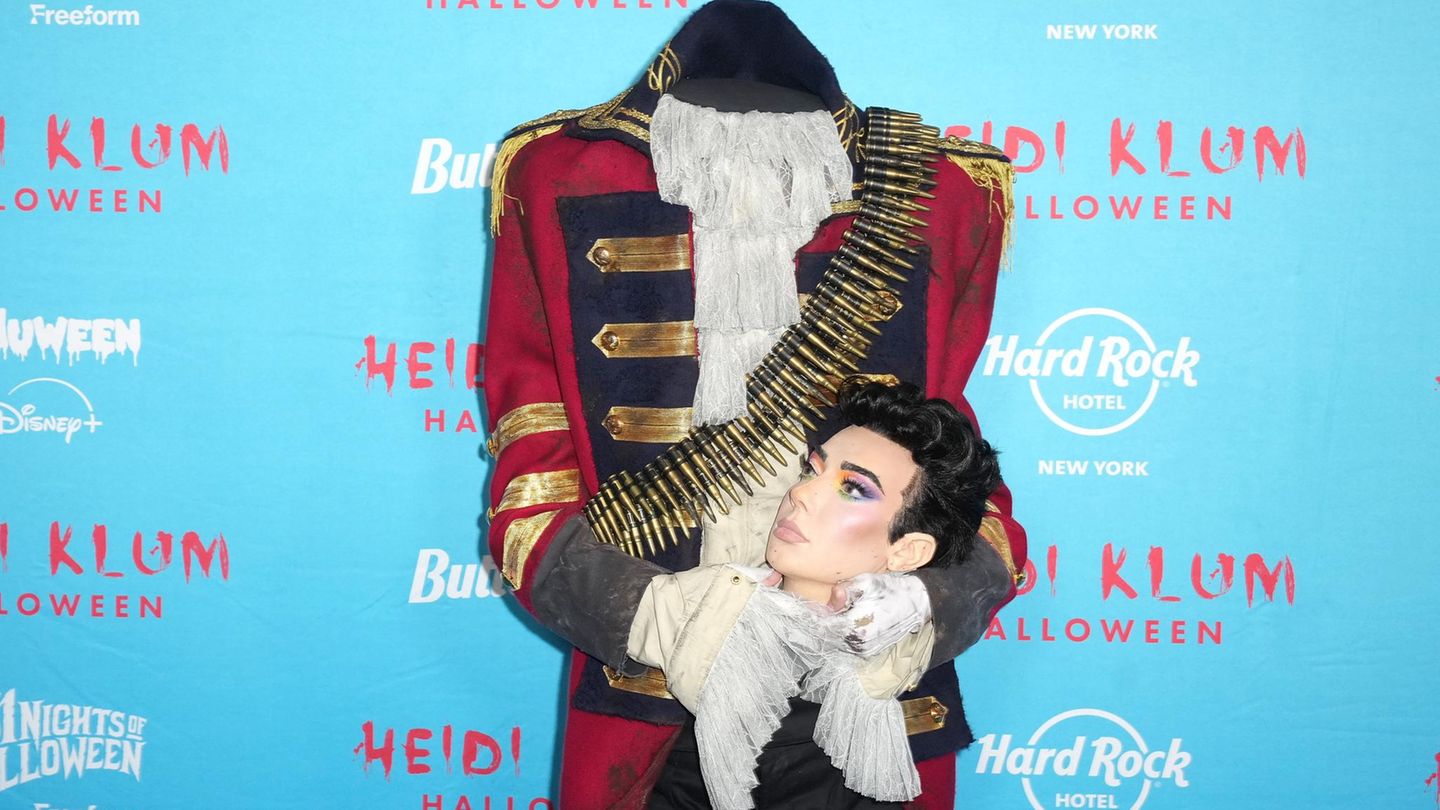 Kopf ab! James Charles auf Heidi Klums Halloween-Party