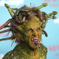 Heidi Klum im Medusa-Kostüm