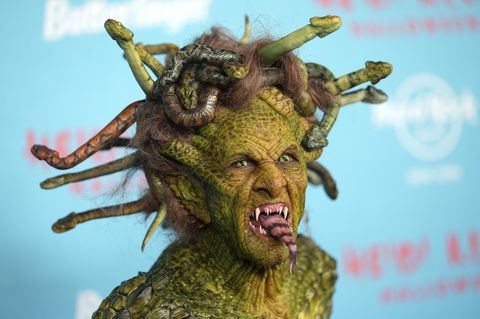 Heidi Klum im Medusa-Kostüm