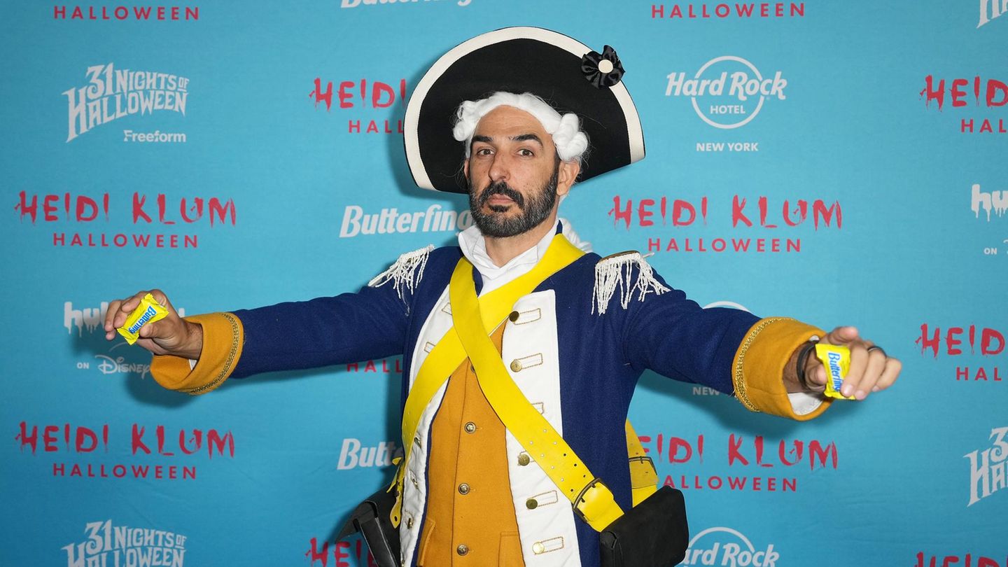 Amir Arison auf Heidi Klums Halloween-Party