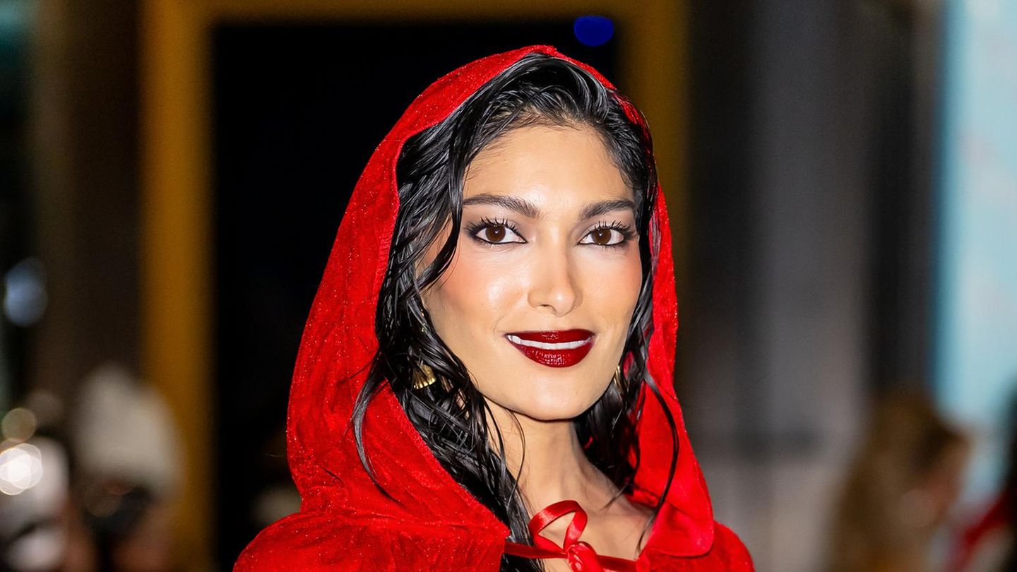 Model Pritika Swarup auf Heidi Klums Halloween-Party