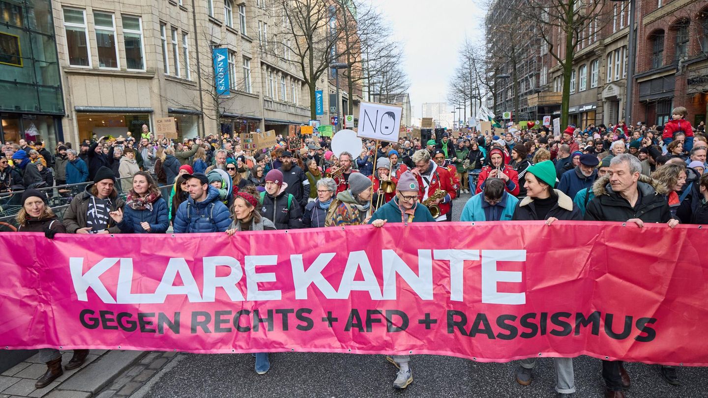 In Deutschland gibt es immer wieder Proteste gegen den Aufstieg rechter Parteien