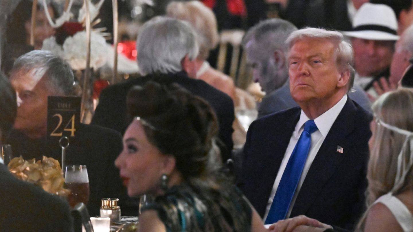 Trump bei Halloween-Party am Freitagabend