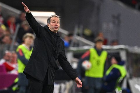 Kaspar Hjulmand verliert in München erstmals mit Leverkusen in der Bundesliga. Foto: Tom Weller/dpa