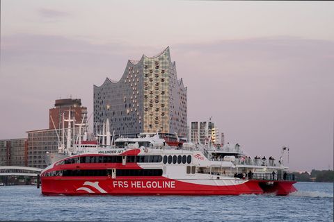 174.000 Passagiere sind in dieser Saison mit dem "Halunder Jet" von und nach Helgoland gefahren. (Archivbild) Foto: Marcus Brand