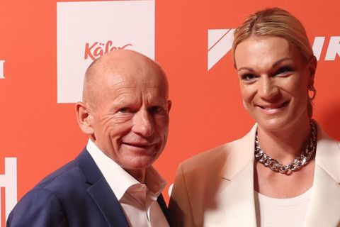 Johann Schrempf und Maria Riesch genießen die Zeit zusammen.