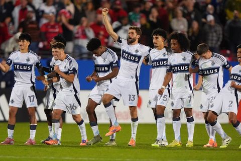 Jubelten im Elfmeterschießen: Thomas Müller und die Vancouver Whitecaps. Foto: LM Otero/AP/dpa