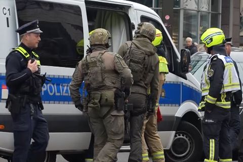 Ein Polizei- und SEK-Einsatz in Berlin (Archivbild)