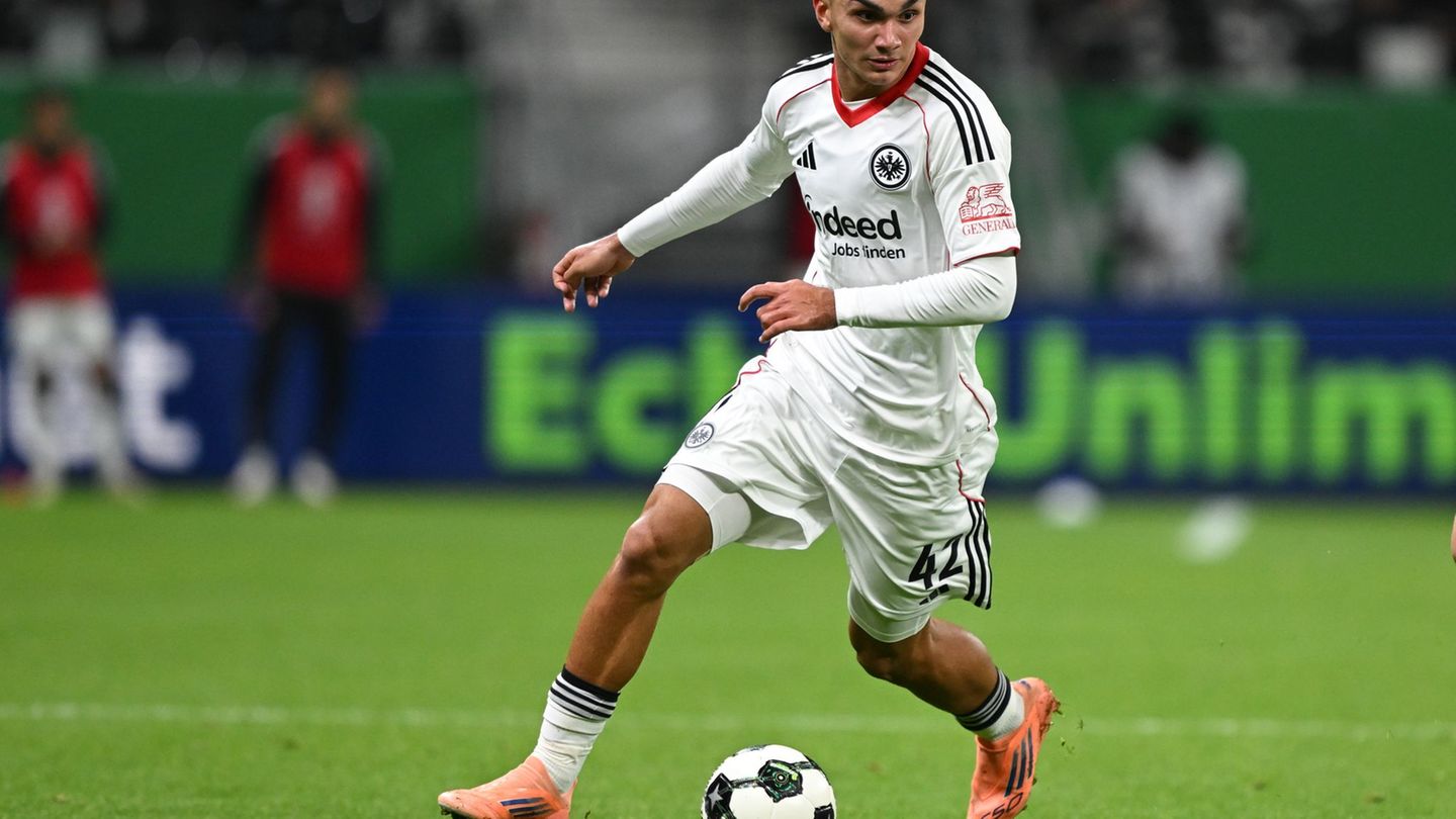 Eintracht-Profi Can Uzun fällt erst mal aus (Archivbild) Foto: Arne Dedert/dpa