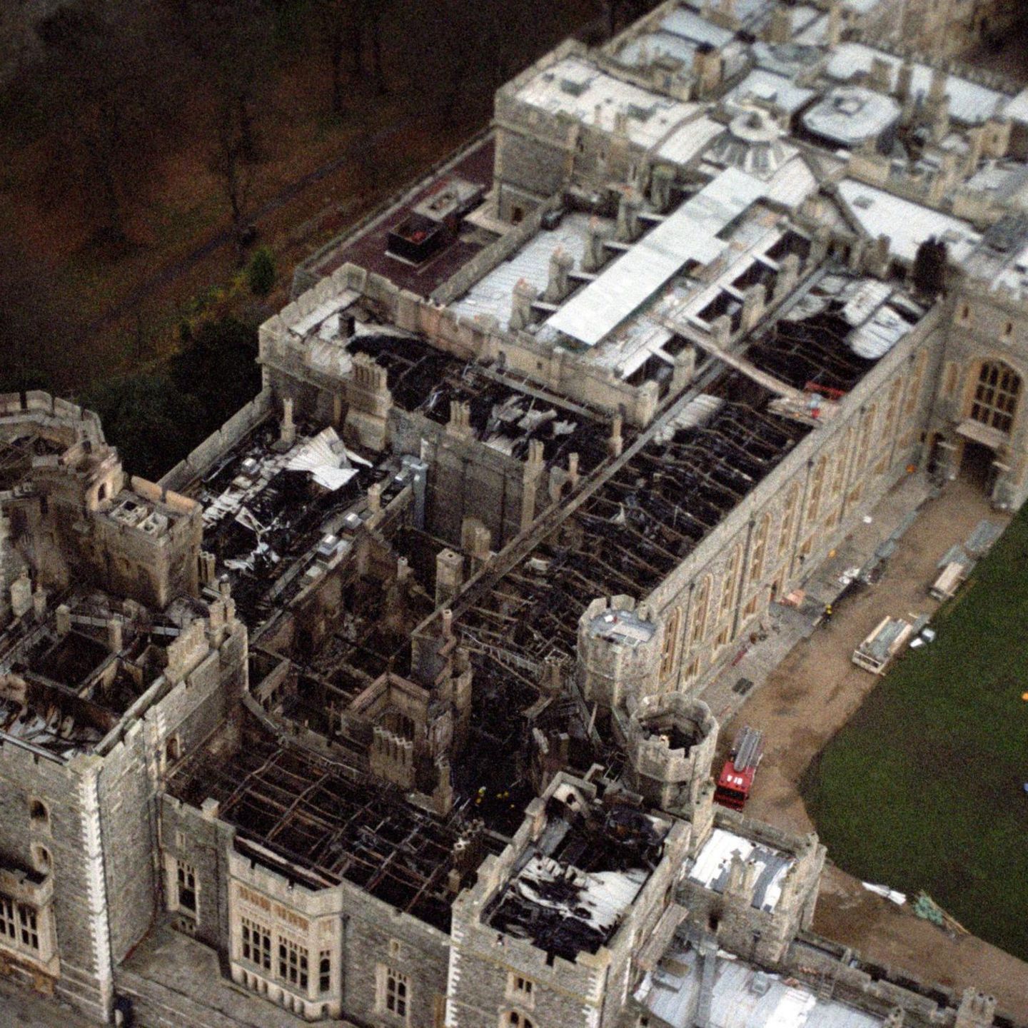 Im November 1992 brach auf Schloss Windsor ein Feuer aus