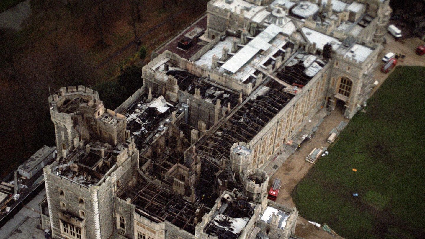 Im November 1992 brach auf Schloss Windsor ein Feuer aus