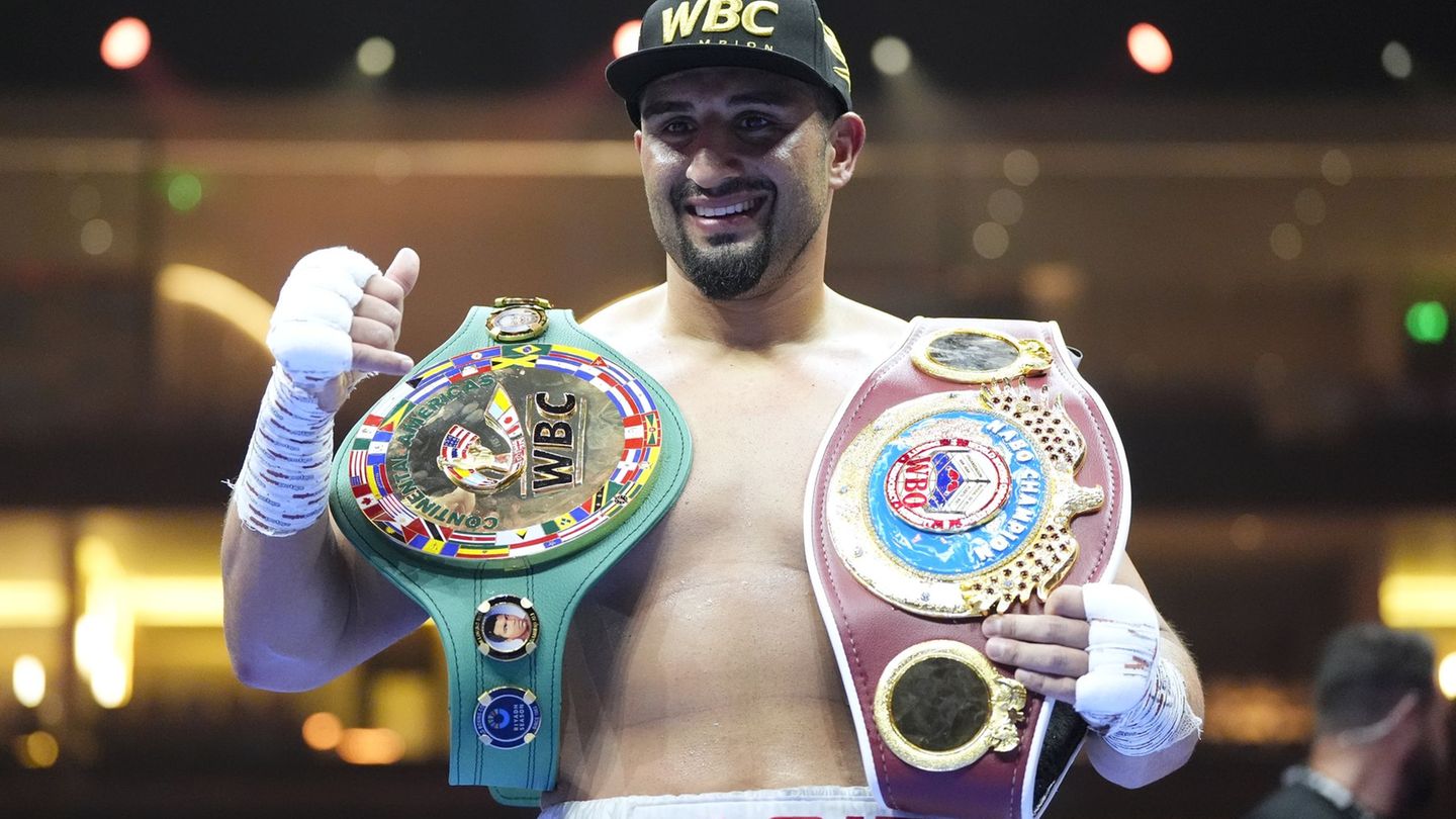 Der deutsche Boxer Agit Kabayel kämpft in Deutschland gegen Damian Knyba. (Archivbild) Foto: Nick Potts/PA Wire/dpa