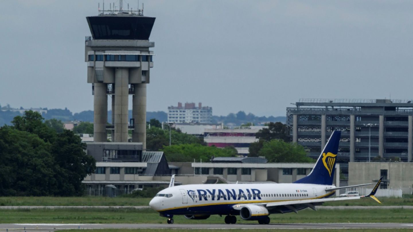 Ryanair-Maschine in Toulouse
