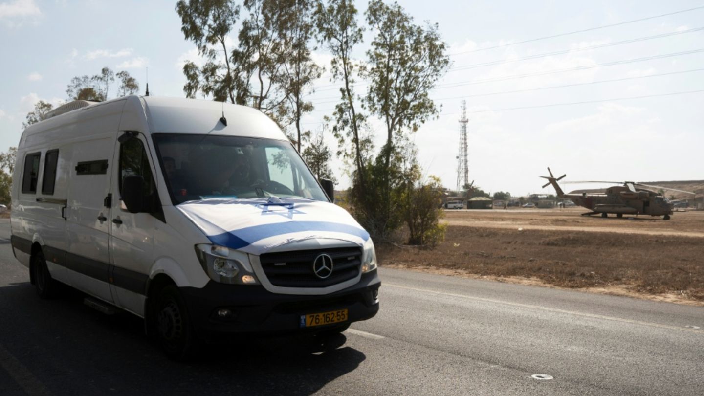 Israelischer Gefängnistransporter am 13. Oktober 2025
