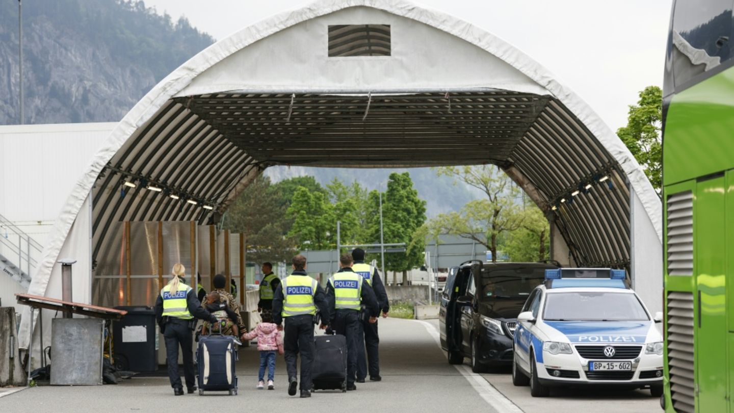 Grenzkontrollen im bayerischen Kiefersfelden