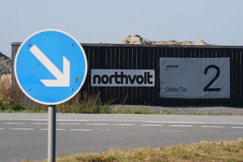 Was wird aus der Baustelle des insolventen Batterieherstellers Northvolt bei Heide? (Archivbild) Foto: Marcus Brandt/dpa