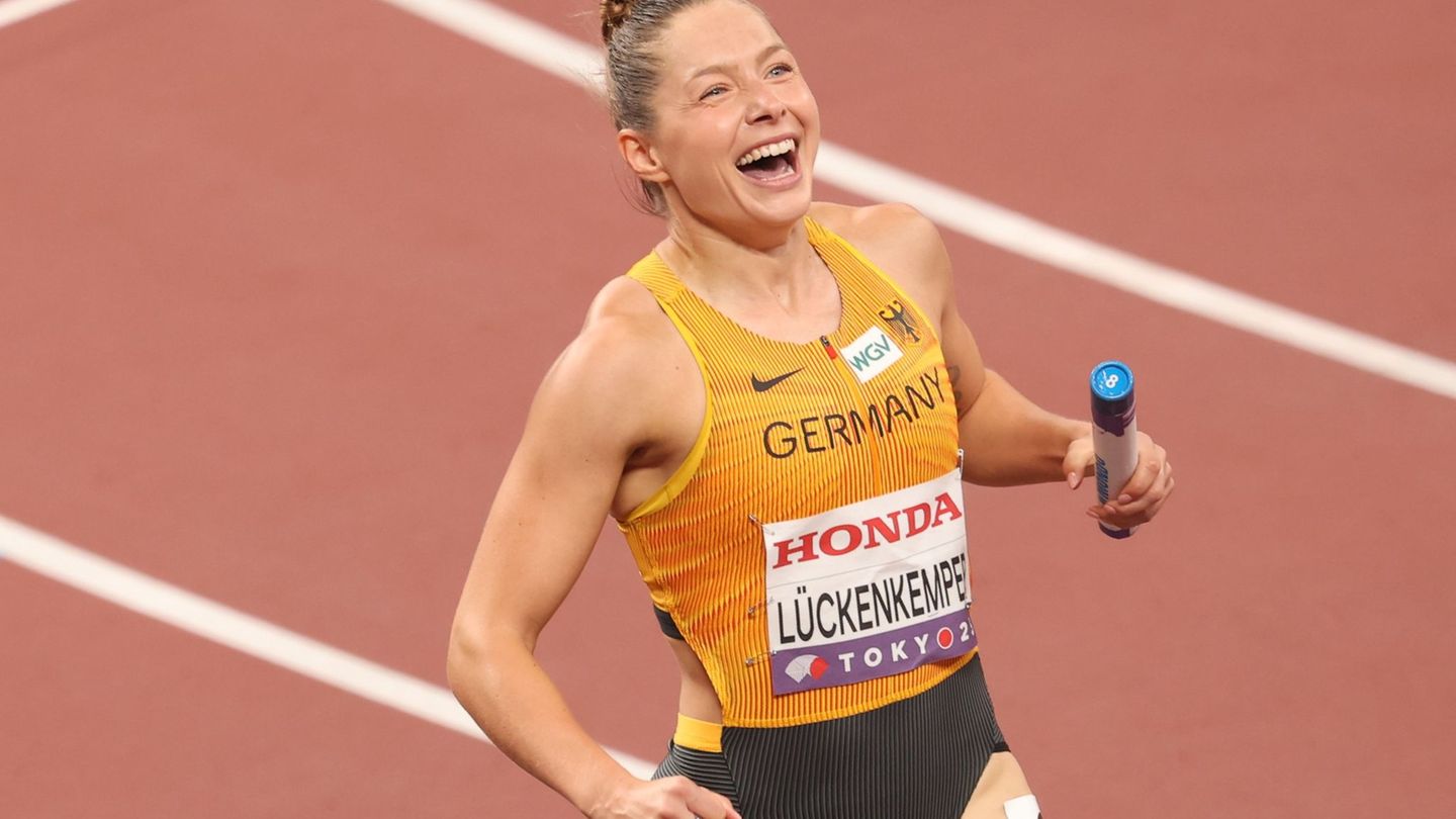 Gina Lückenkemper hat auch privat Grund zum Strahlen: Die Sprinterin und ihr langjähriger Partner haben sich verlobt. Foto: Oliv