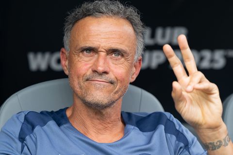 Luis Enrique äußert sich zum Champions-League-Duell mit dem FC Bayern. Foto: Sven Hoppe/dpa