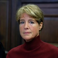 Christina Block am vergangenen Prozesstag am Landgericht Hamburg