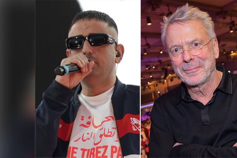 Überraschende Inspiration: Haftbefehl (l.) und Reinhard Mey.