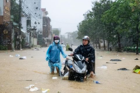 Überschwemmung in Vietnam