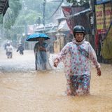 Überschwemmung in Vietnam