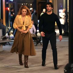 Blake Lively und Justin Baldoni am Set von "Nur noch ein einziges Mal"