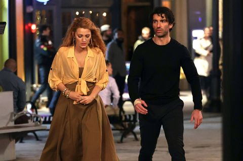 Blake Lively und Justin Baldoni am Set von "Nur noch ein einziges Mal"