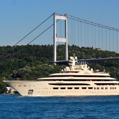 Eine Yacht für Oligarchen: die Dilbar im Jahr 2019