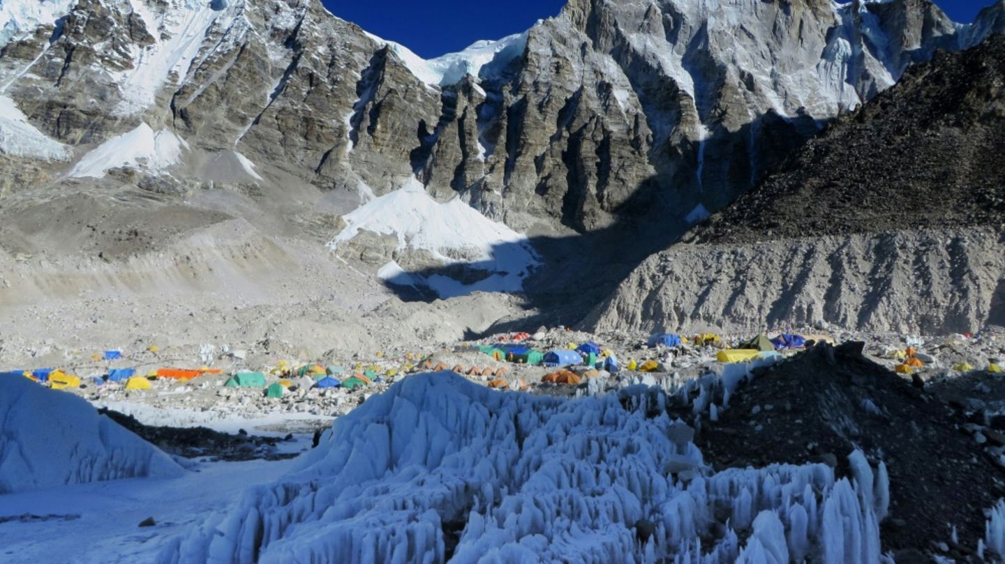 Basislager am Mount Everest