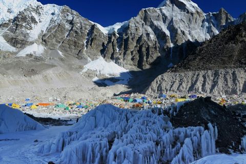 Basislager am Mount Everest