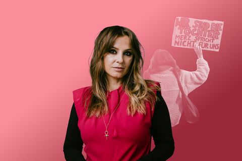 Kollage: Jagoda Marinić und die Töchter