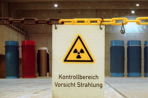 Atommüll in einem Zwischenlager (Symbolbild Endlager)