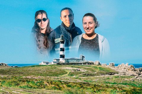 Touristenführerin Marion Perhirin, Polizistin Delphine Picault, Charlène Creac'h, die gegen häusliche Gewalt kämpft – drei der Frauen, die das Leben auf Quessant bestimmen