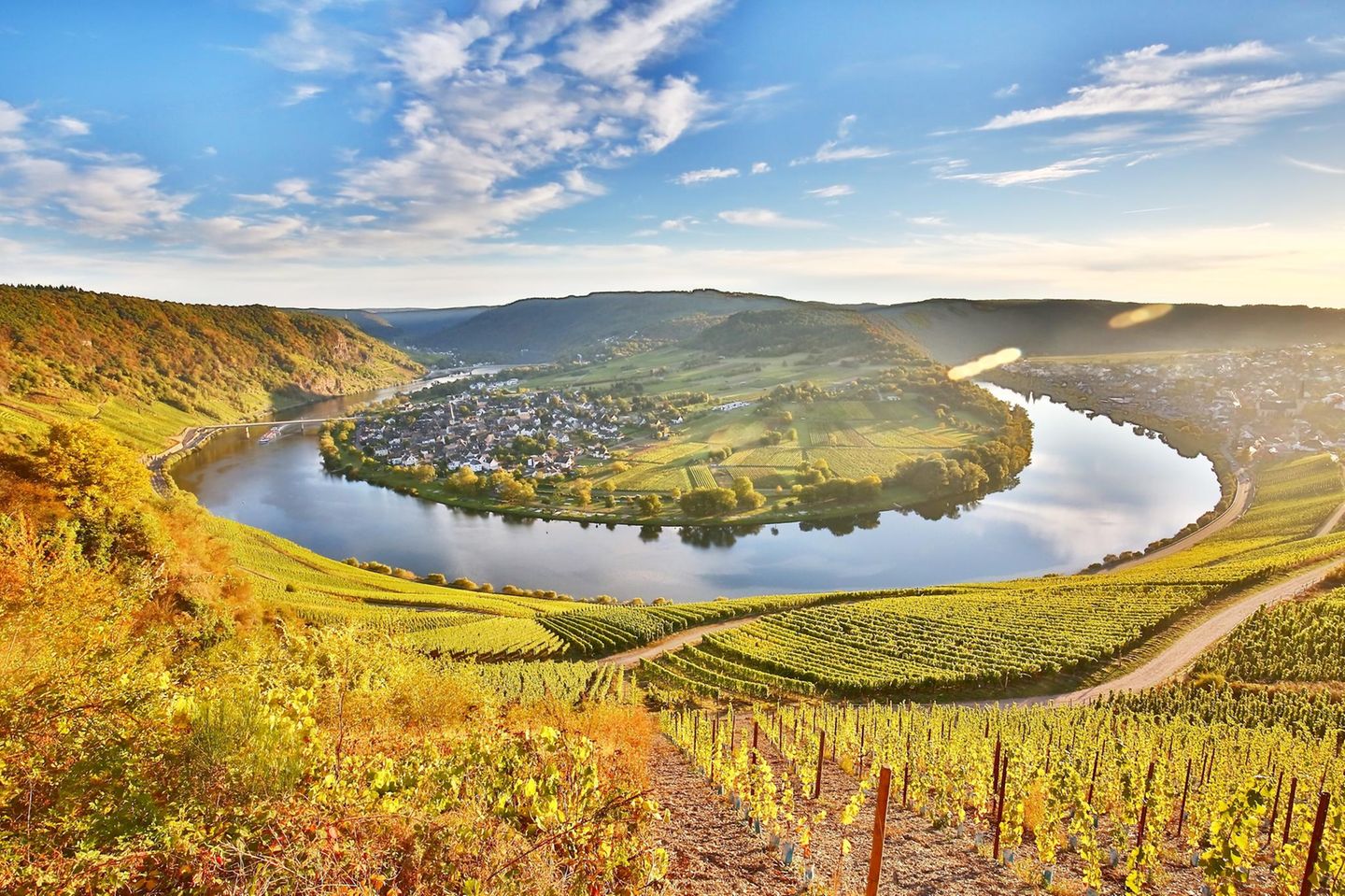 Moselschleife im Herbst