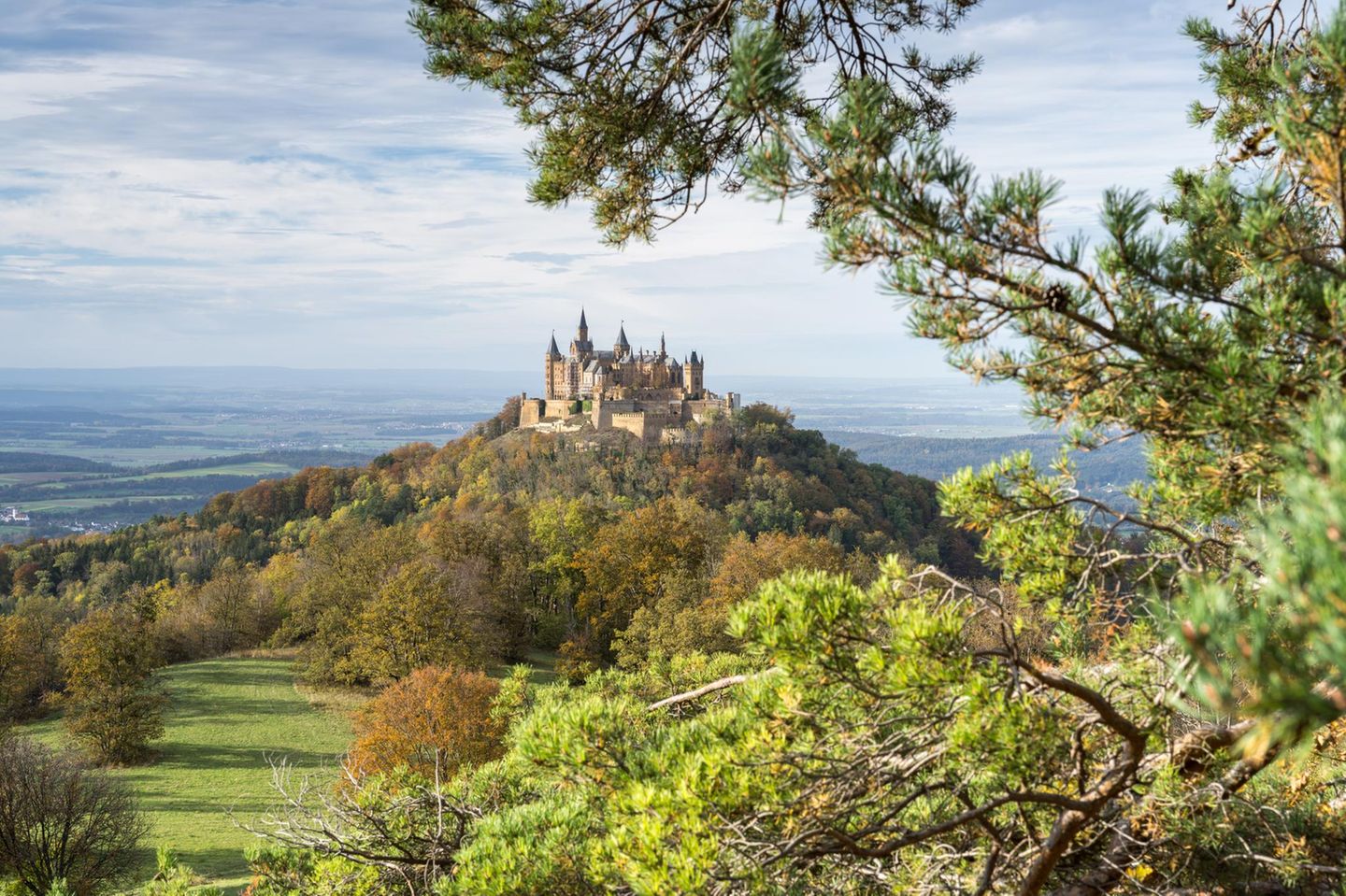 Schloss auf der schwäbischen Alb
