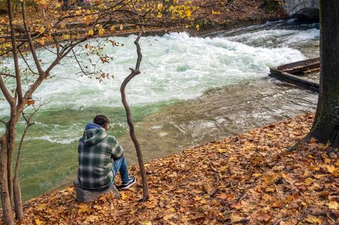 Eisbachwelle in München verschwunden
