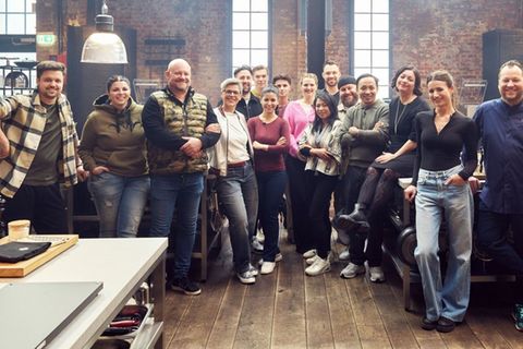 Die "Meisterklasse" mit Jan Hartwig und Tim Mälzer (2.v.r. und r.).