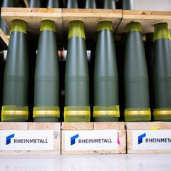 Munition aus der Rheinmetall-Produktion